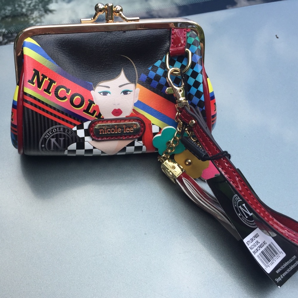 Nicole lee coin purse wristlet